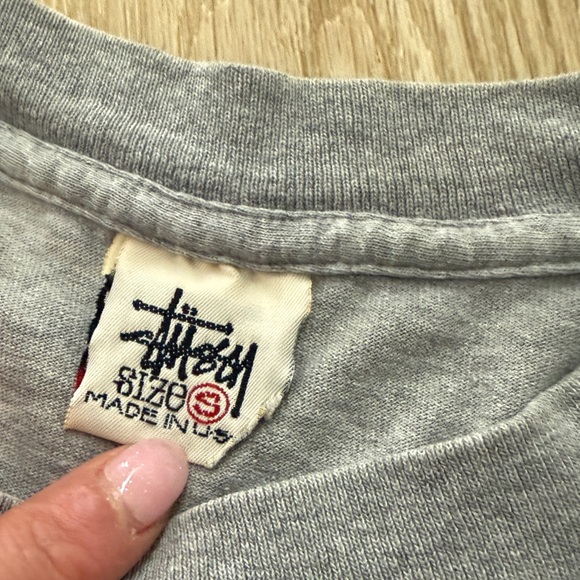 Vintage 90s Stussy Knowledge Is Key Single Stitch Made In USA Tshirt - Picture 3 of 10